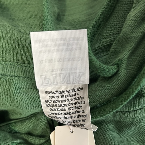 NWT Victoria’s Secret Slub Cotton Zip Up Hoodie Size XL - Picture 6 of 6